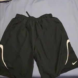 Black Nike basketball shorts
